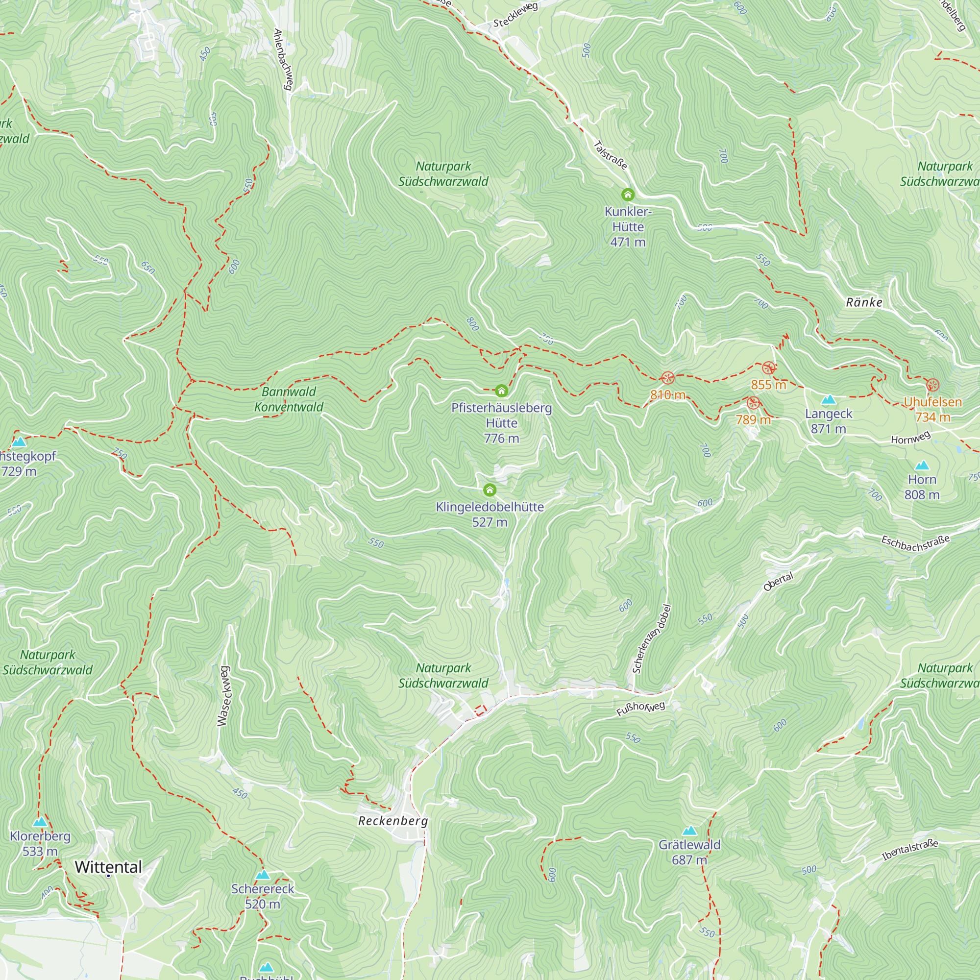 Klingeledobelhütte map