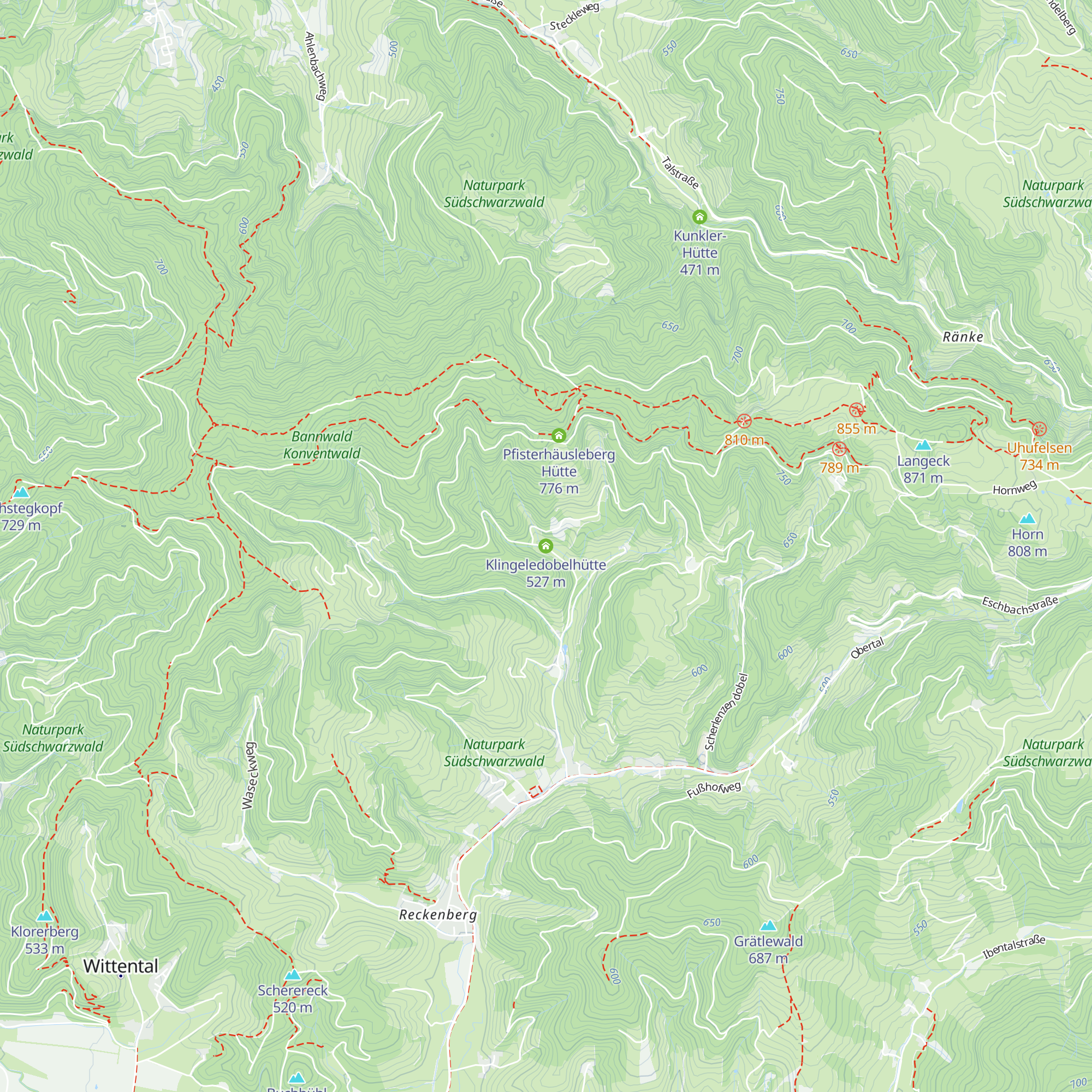 Klingeledobelhütte map