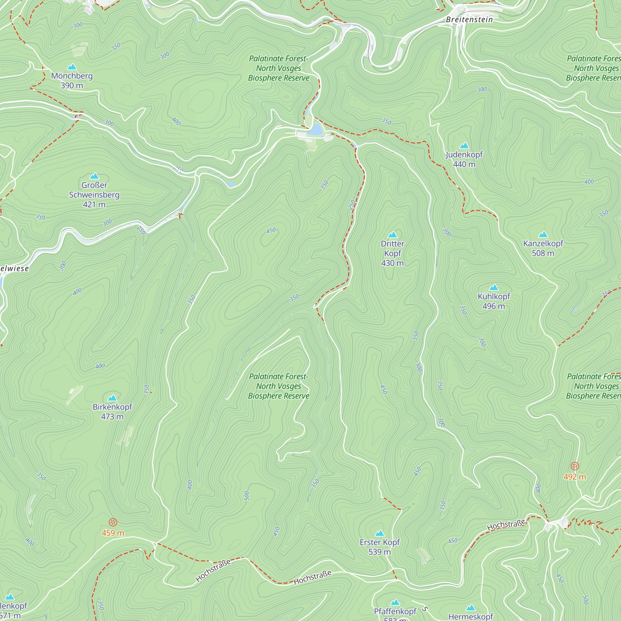 Naturfreundehaus Lambrecht im Kohlbachtal map