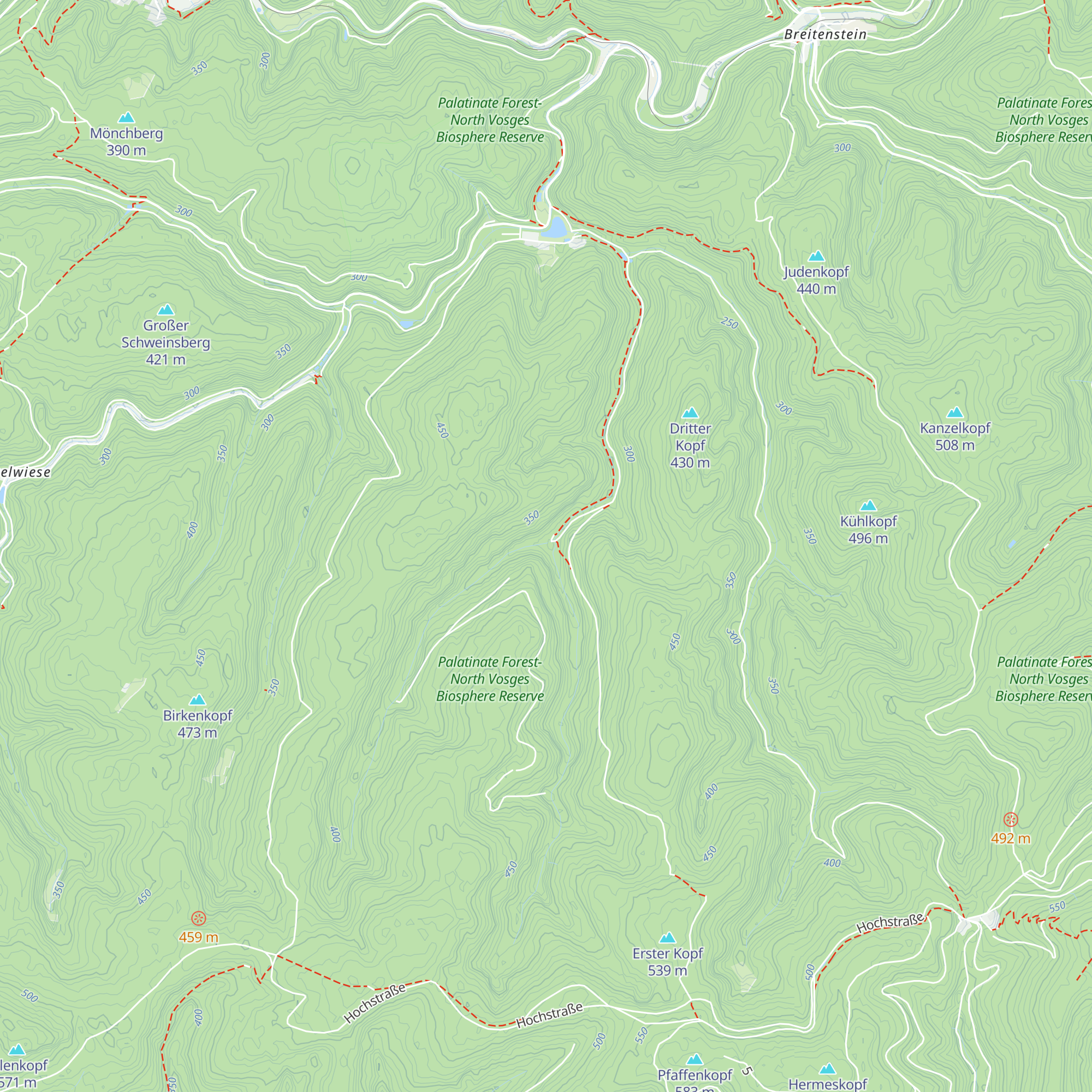 Naturfreundehaus Lambrecht im Kohlbachtal map