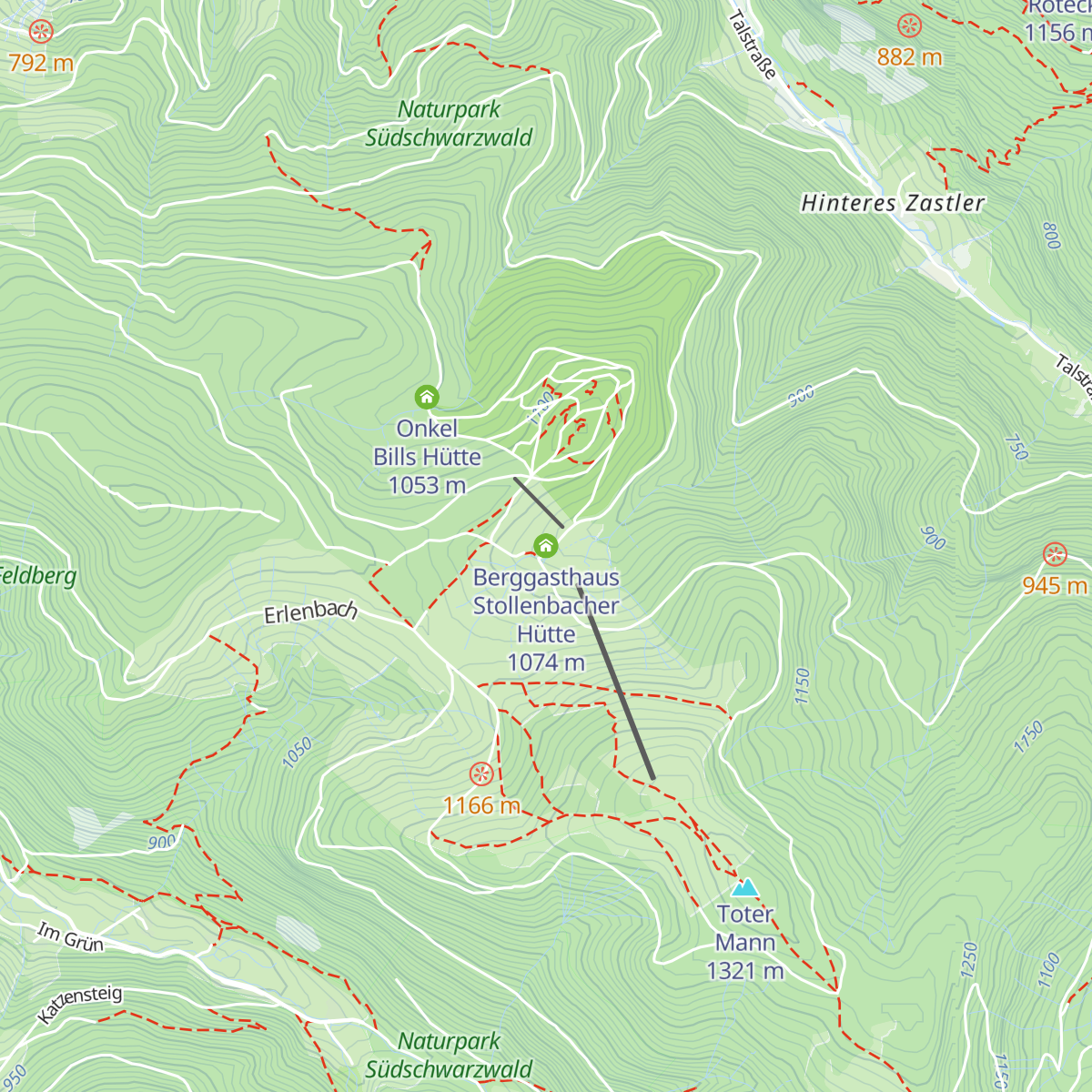 Berggasthaus Stollenbacher Hütte map