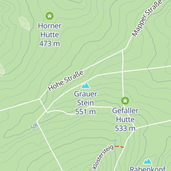 Map of Grauer Stein