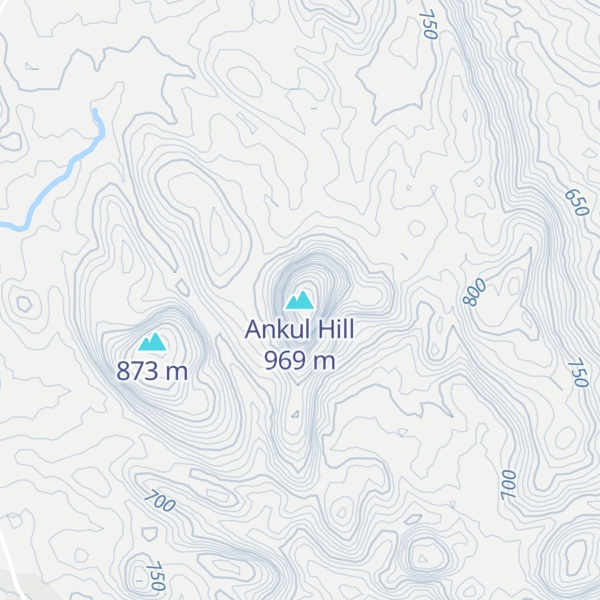 Map of Ankul Hill