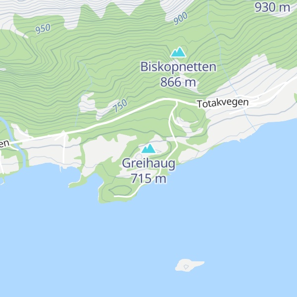 Map of Greihaug