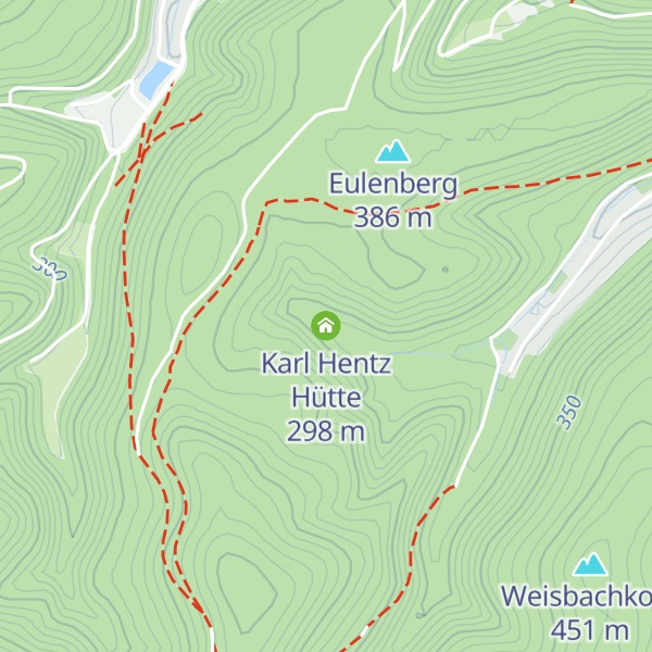 Map of Karl Hentz Hütte