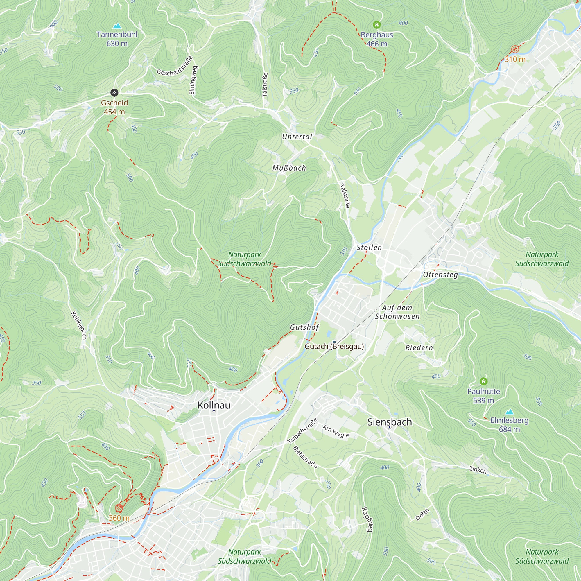 Alte Kameraden Hütte map