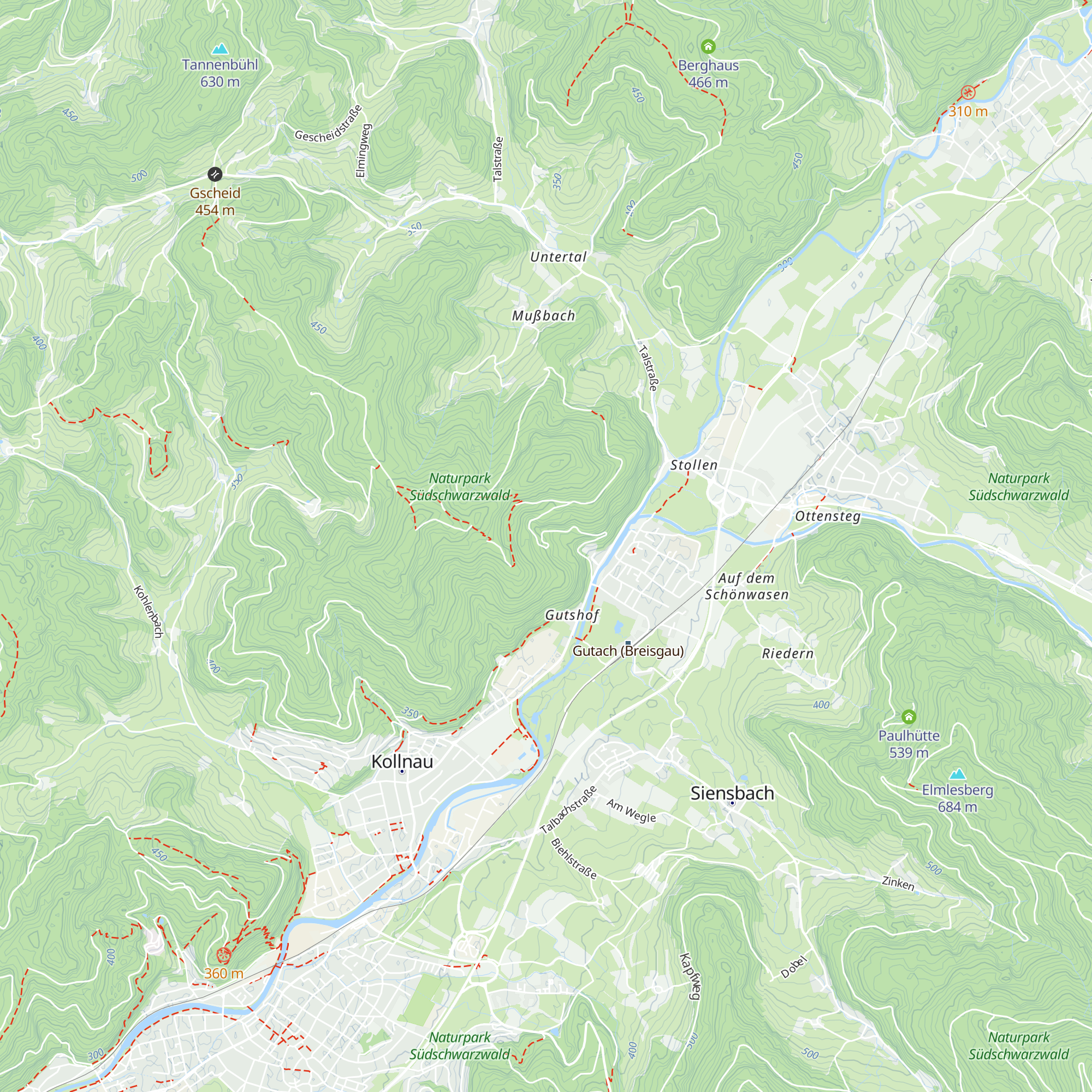 Alte Kameraden Hütte map