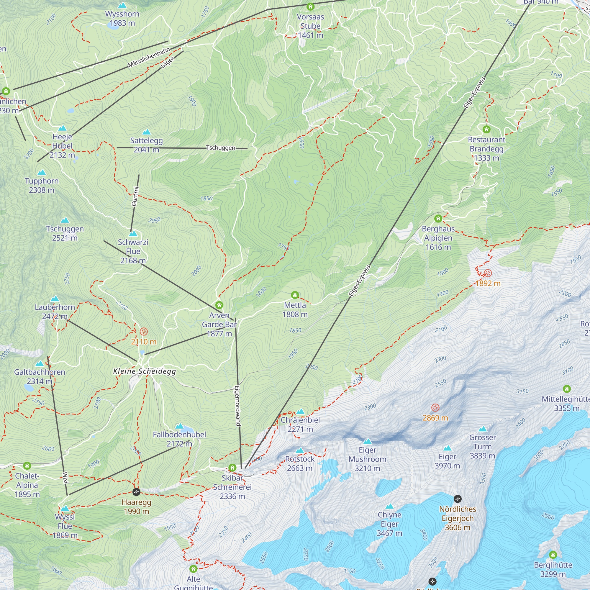 Mettla map