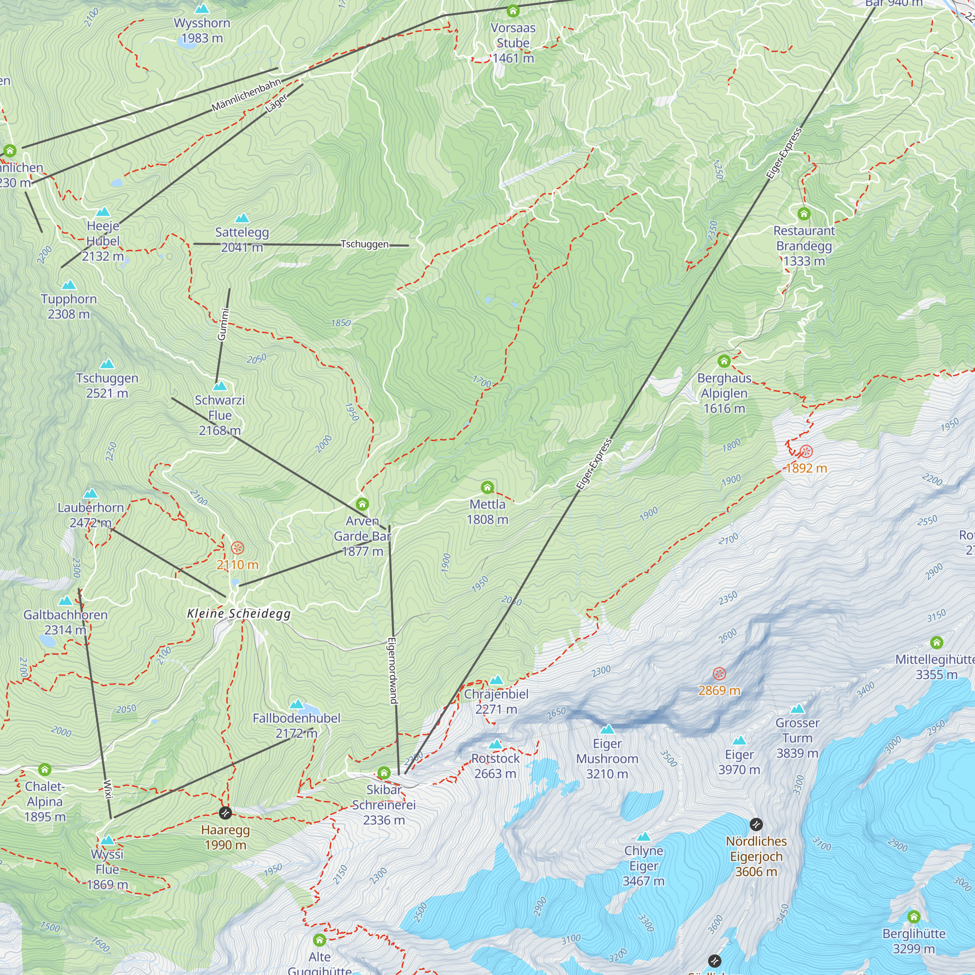 Mettla map