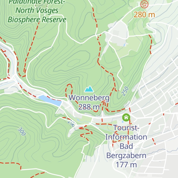 Map of Wonneberg
