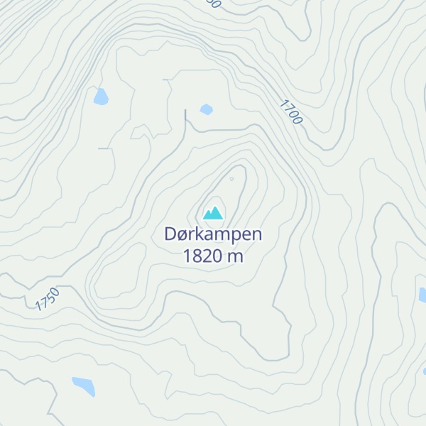 Map of Dørkampen
