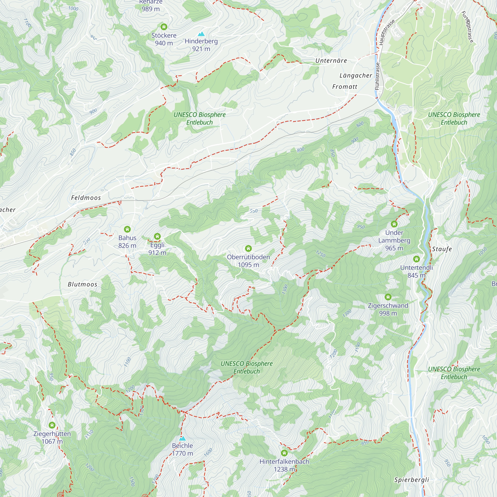 Oberrütiboden map