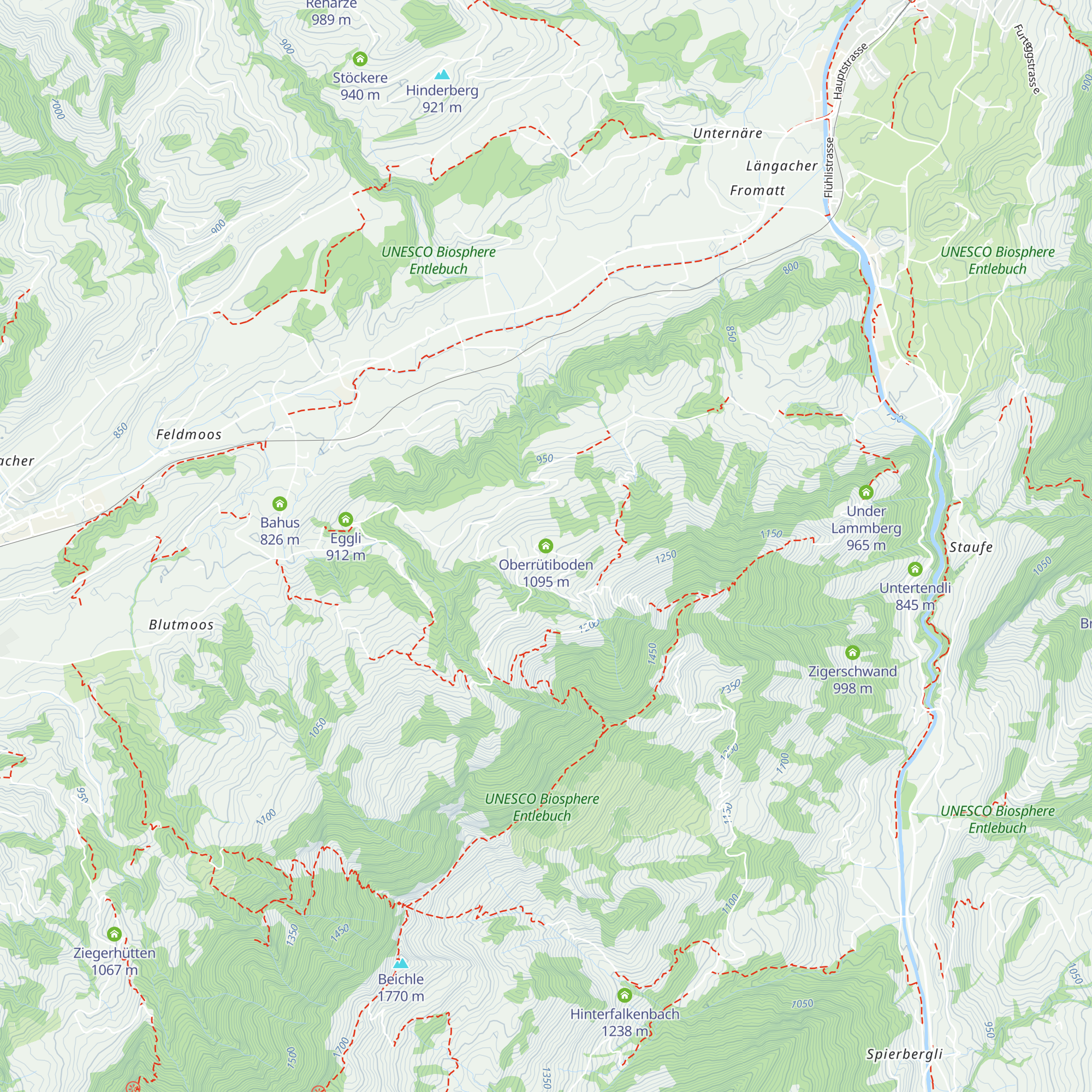 Oberrütiboden map