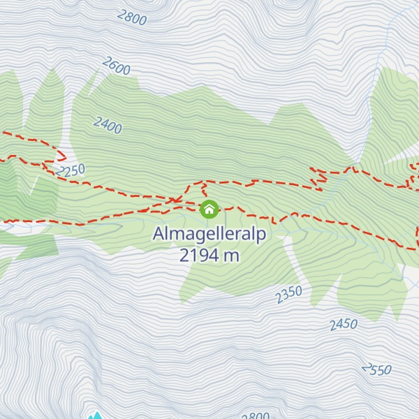 Map of Almagelleralp