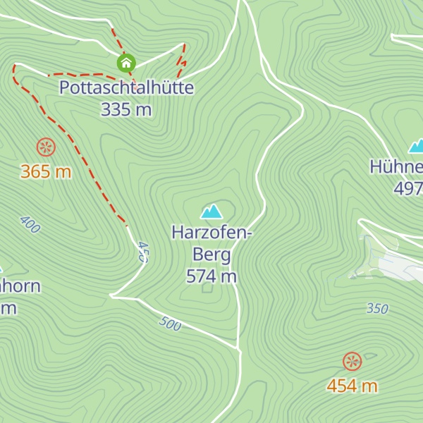Map of Harzofen-Berg