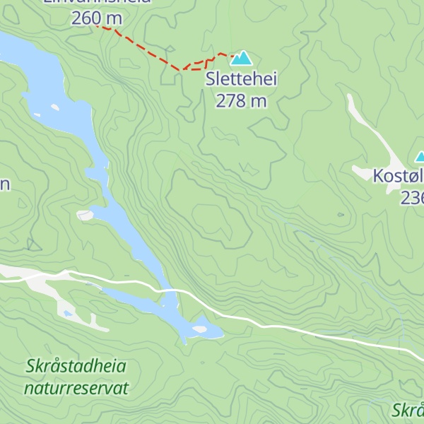 Map of Vondalshei