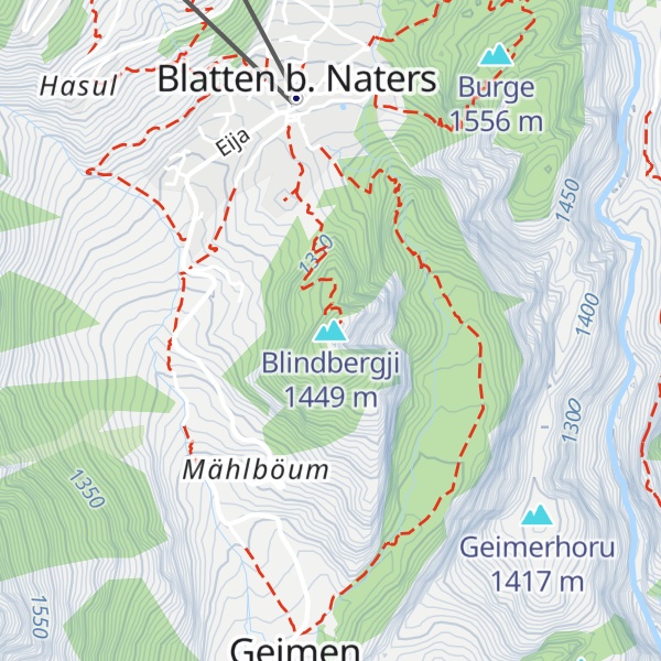 Map of Blindbergji