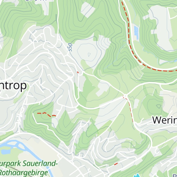 Map of Arens Hütte