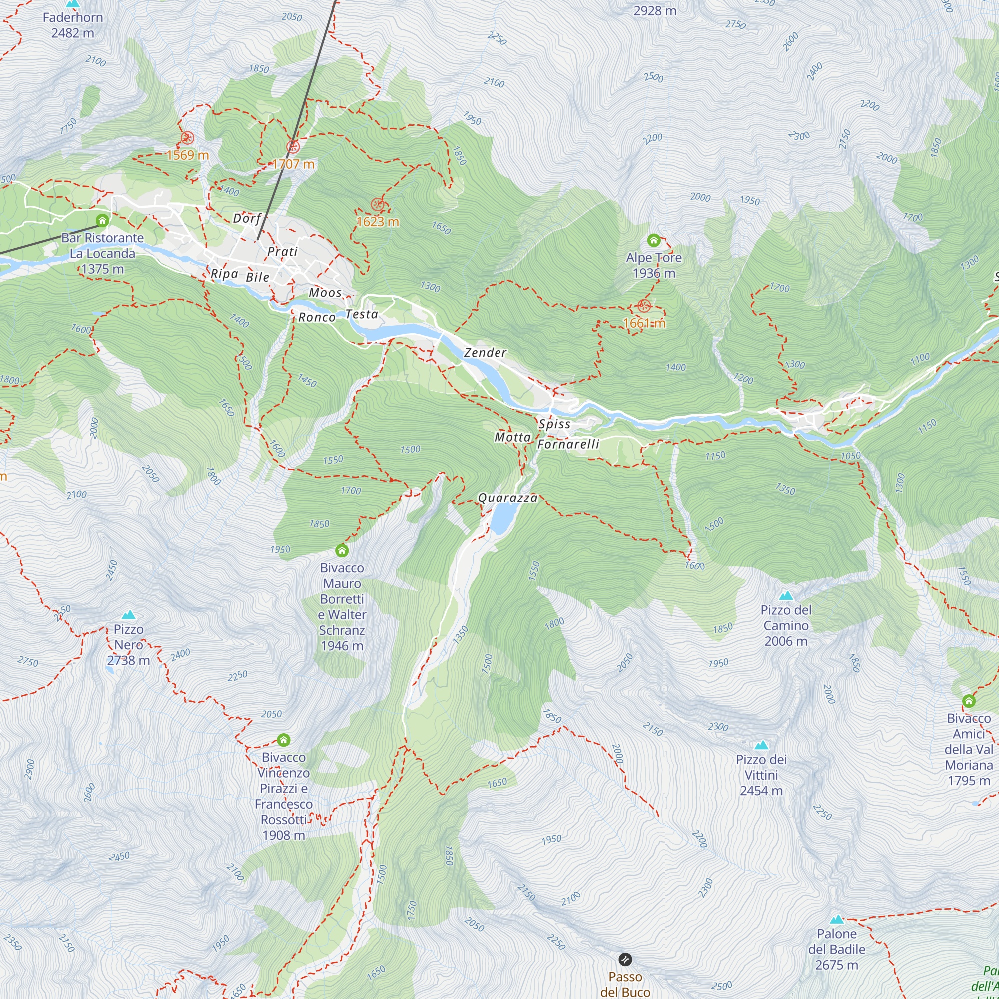 Bar Ristorante Alpino map