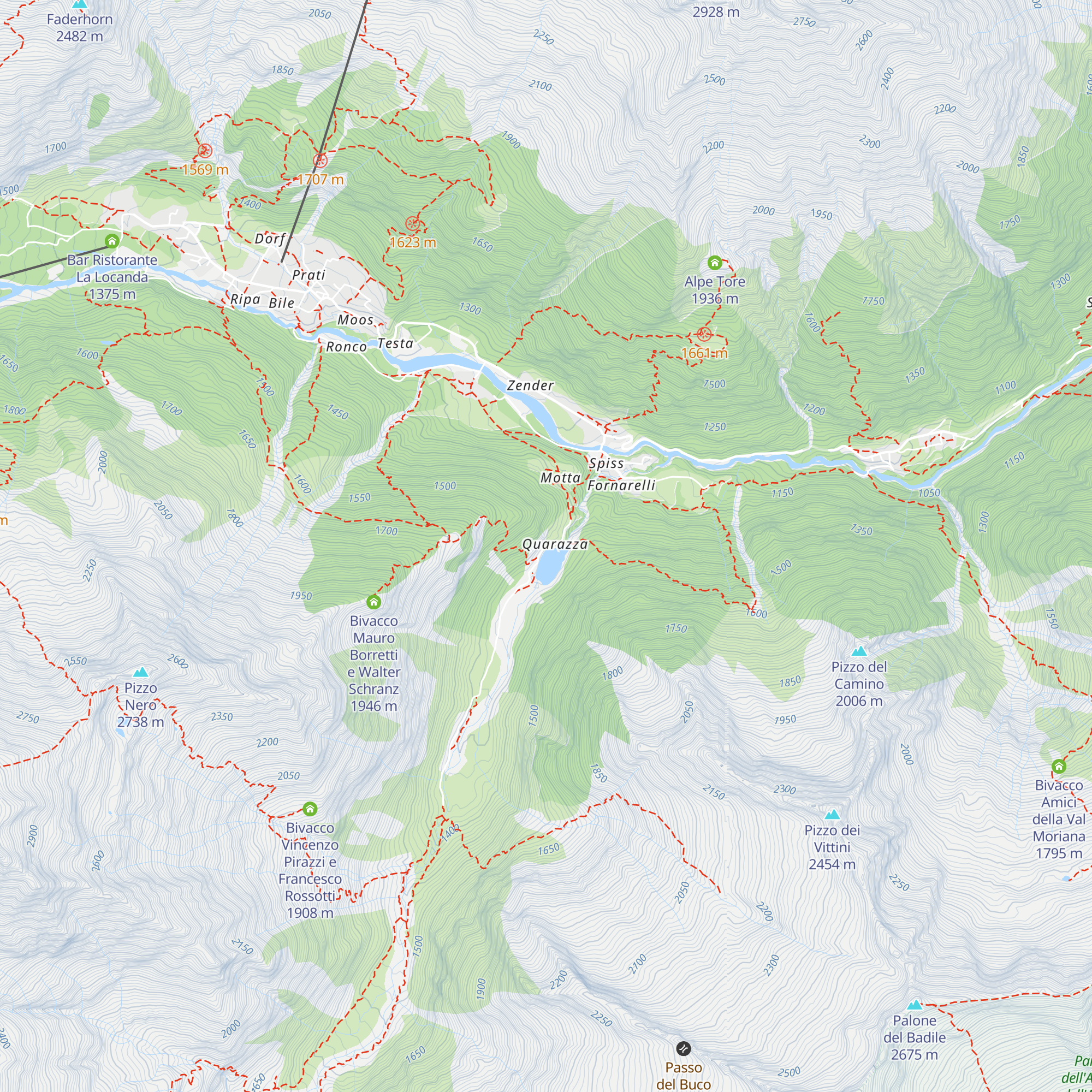 Bar Ristorante Alpino map