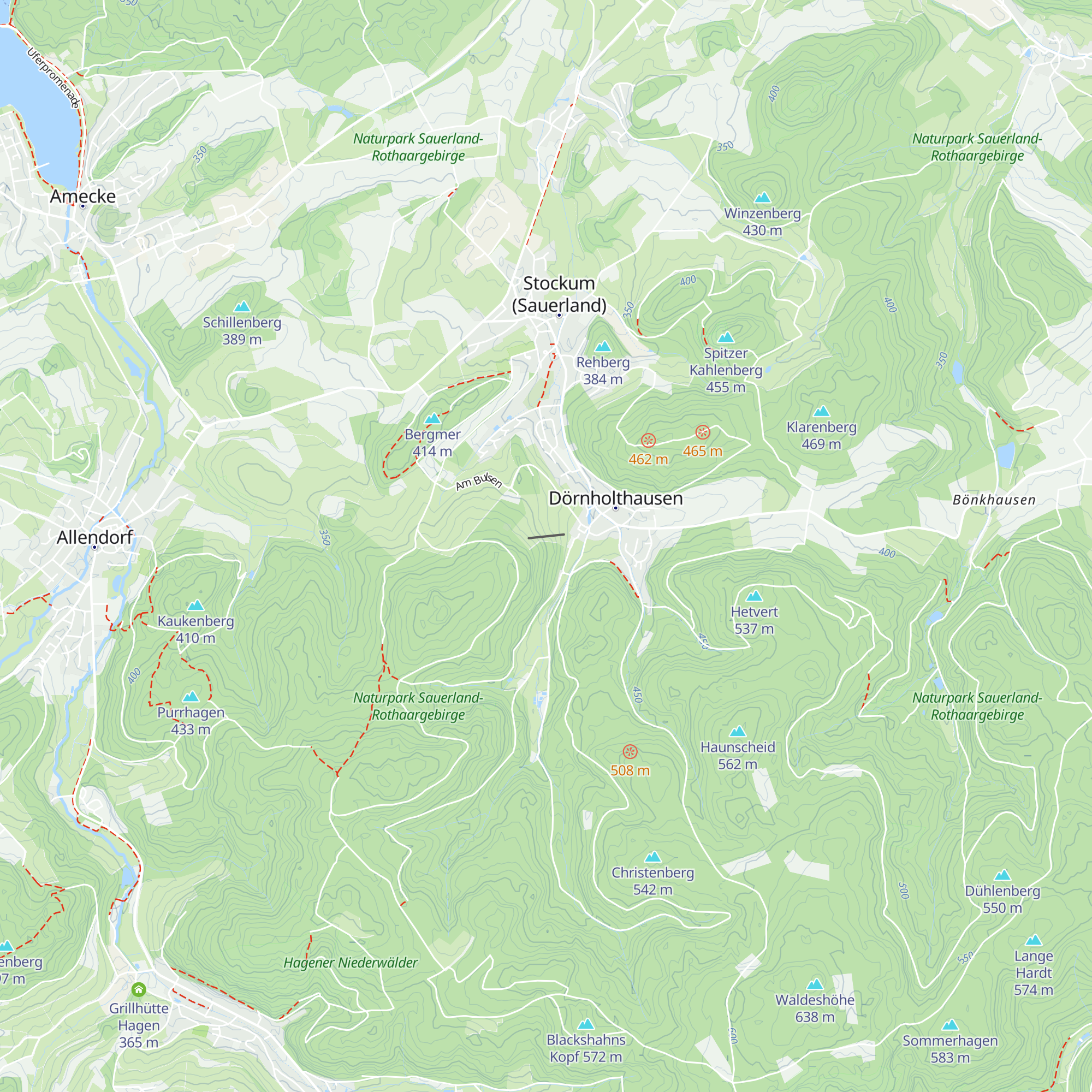 SGV-Hütte map