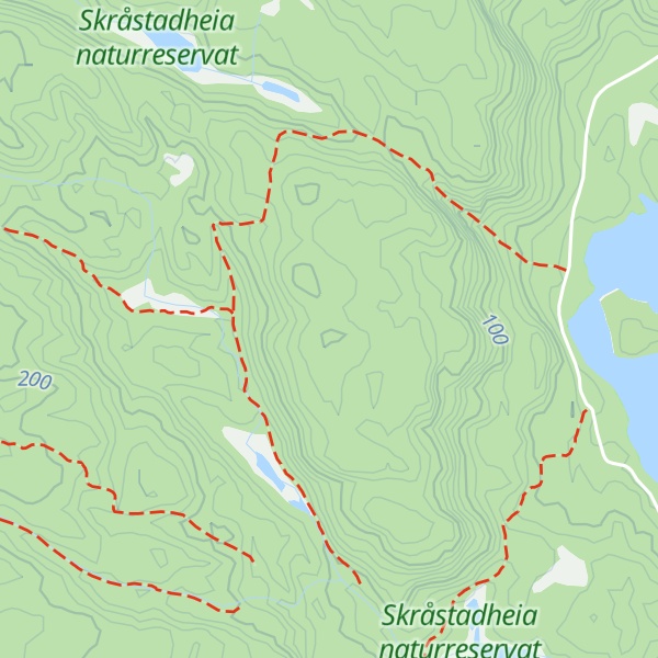 Map of Buråsen