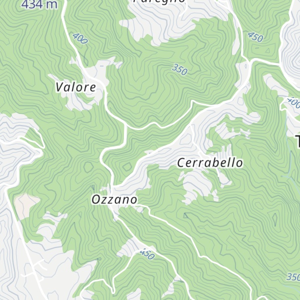 Map of Bric Ausano