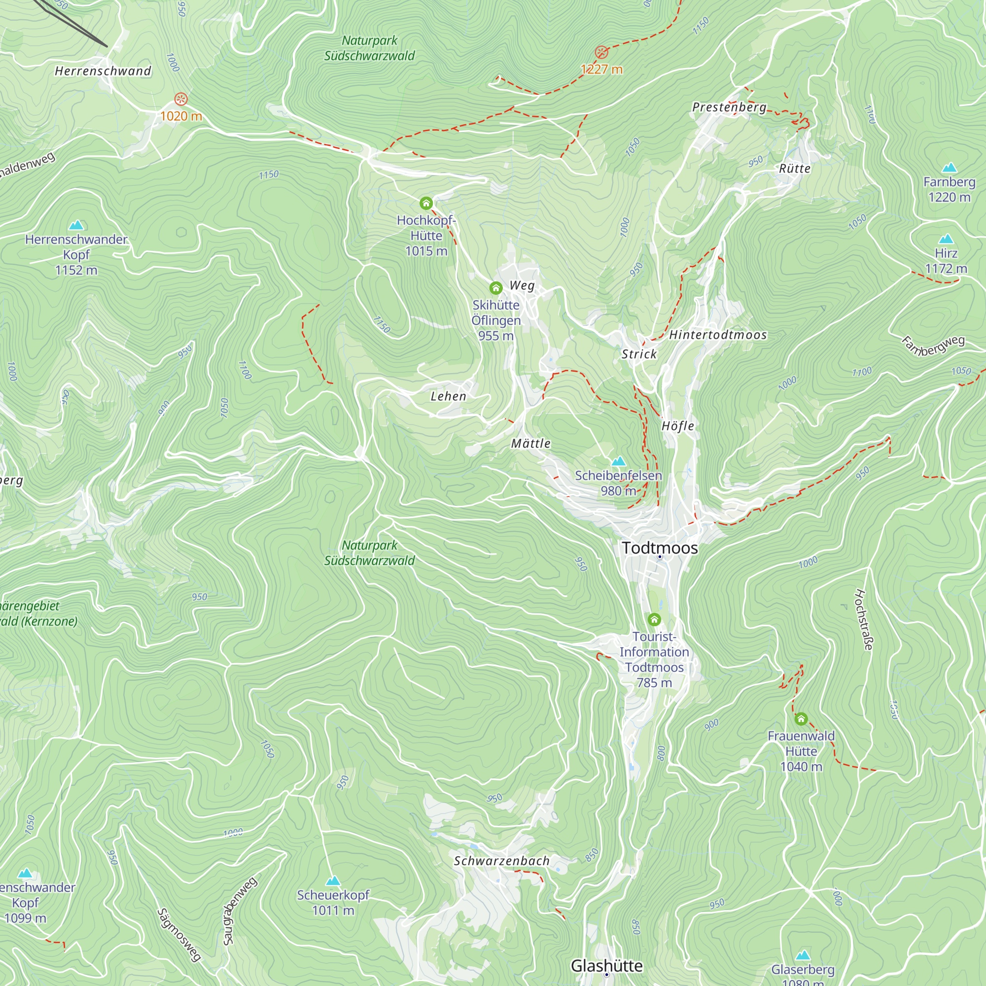 Zellermooshütte map