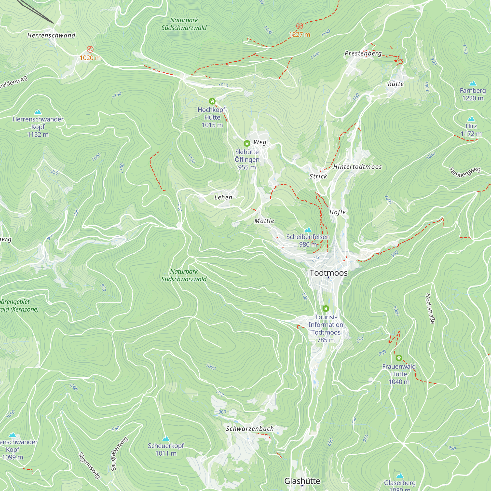 Zellermooshütte map