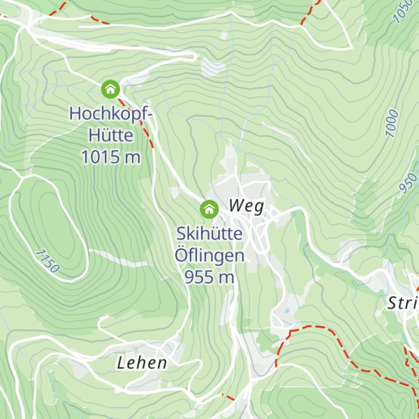 Map of Skihütte Öflingen