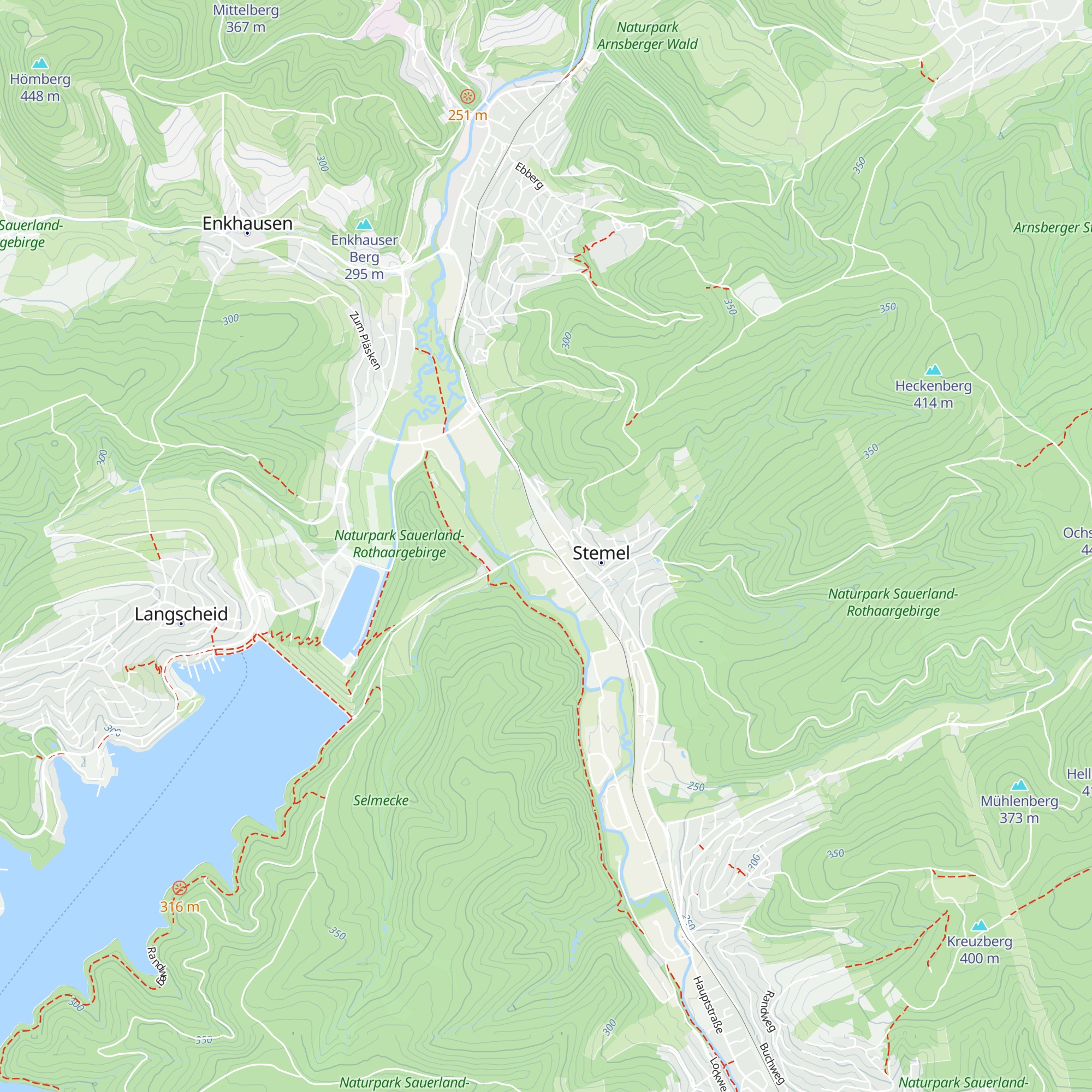 Grillhütte Stemel map