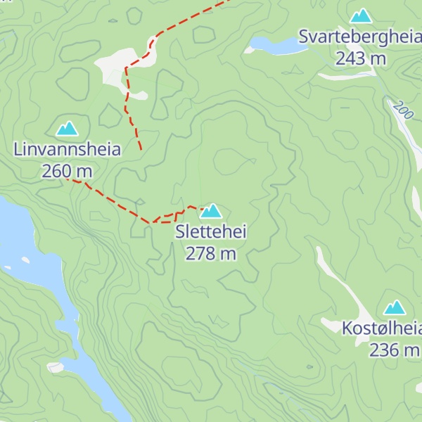 Map of Slettehei