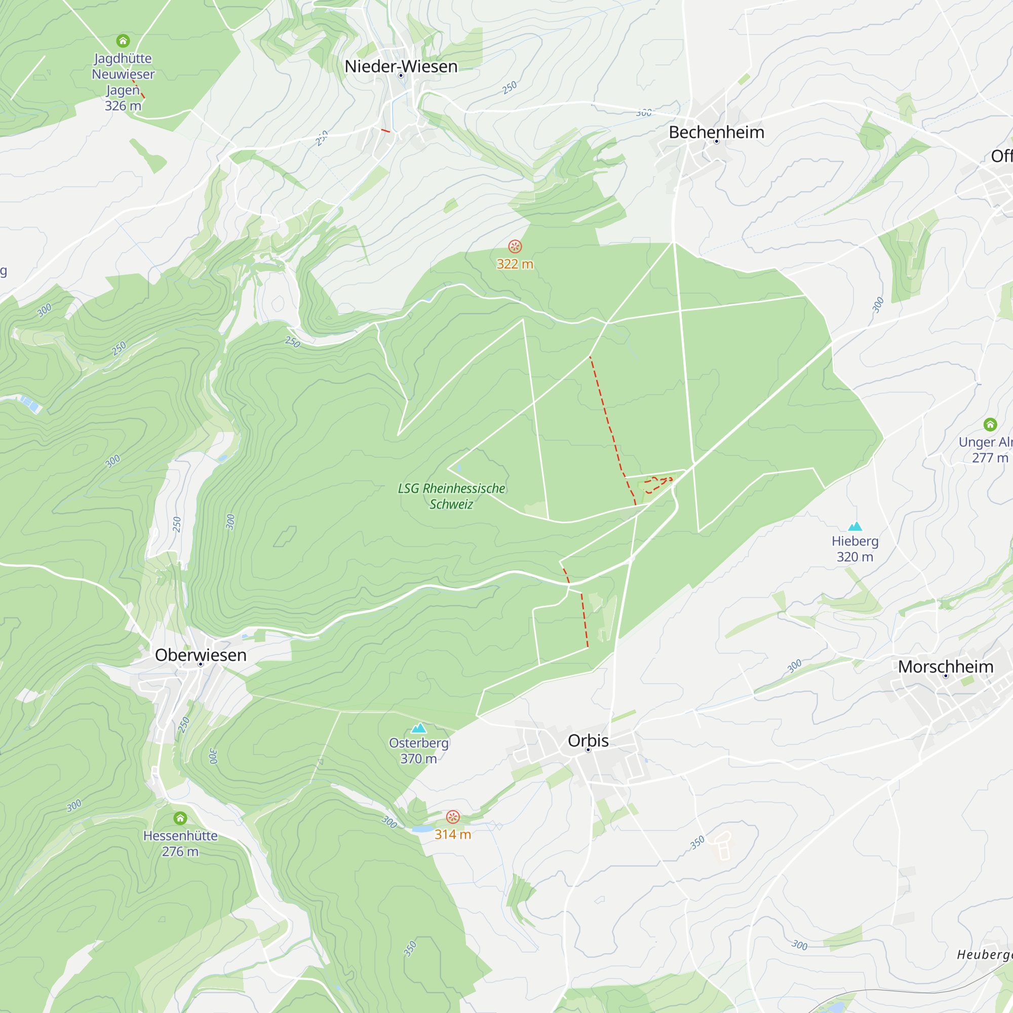 Karl-Leffel-Hütte map