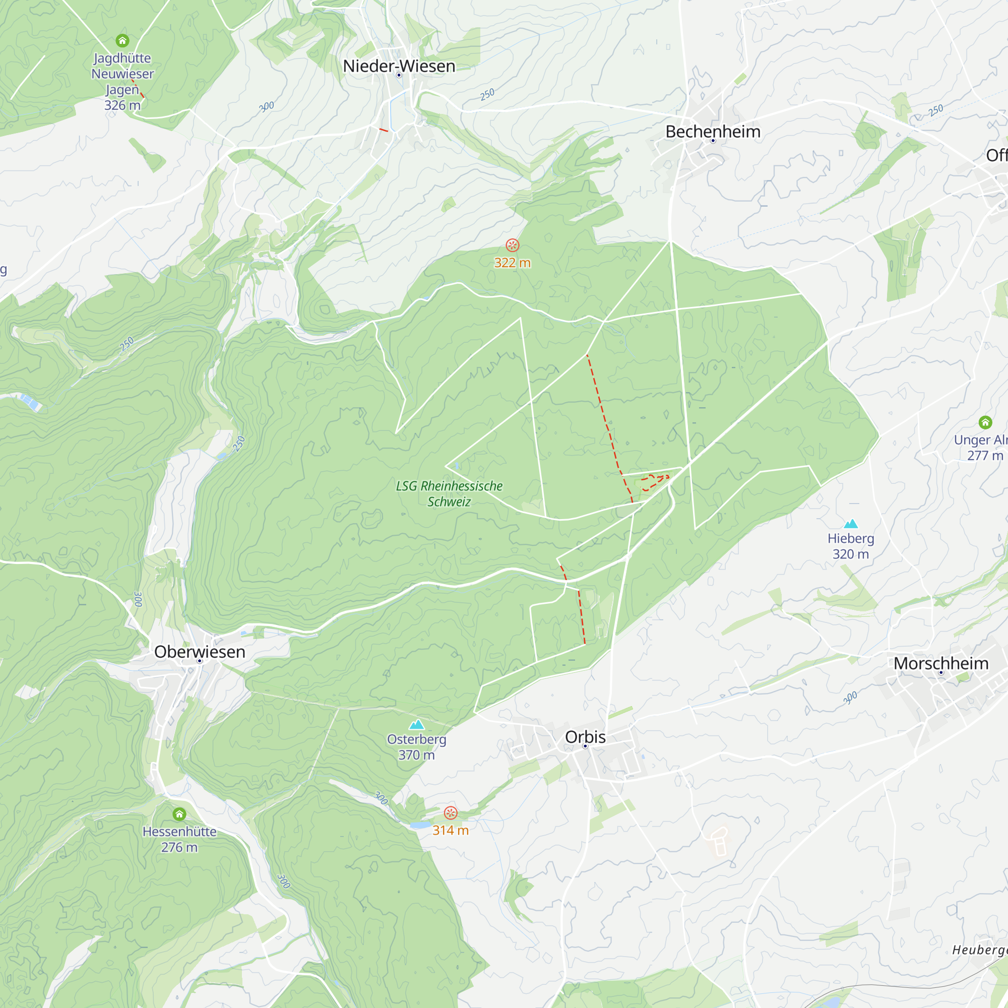 Karl-Leffel-Hütte map