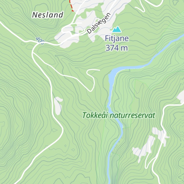 Map of Steglebakken