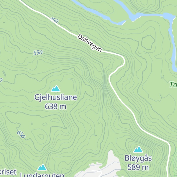 Map of Kleivane