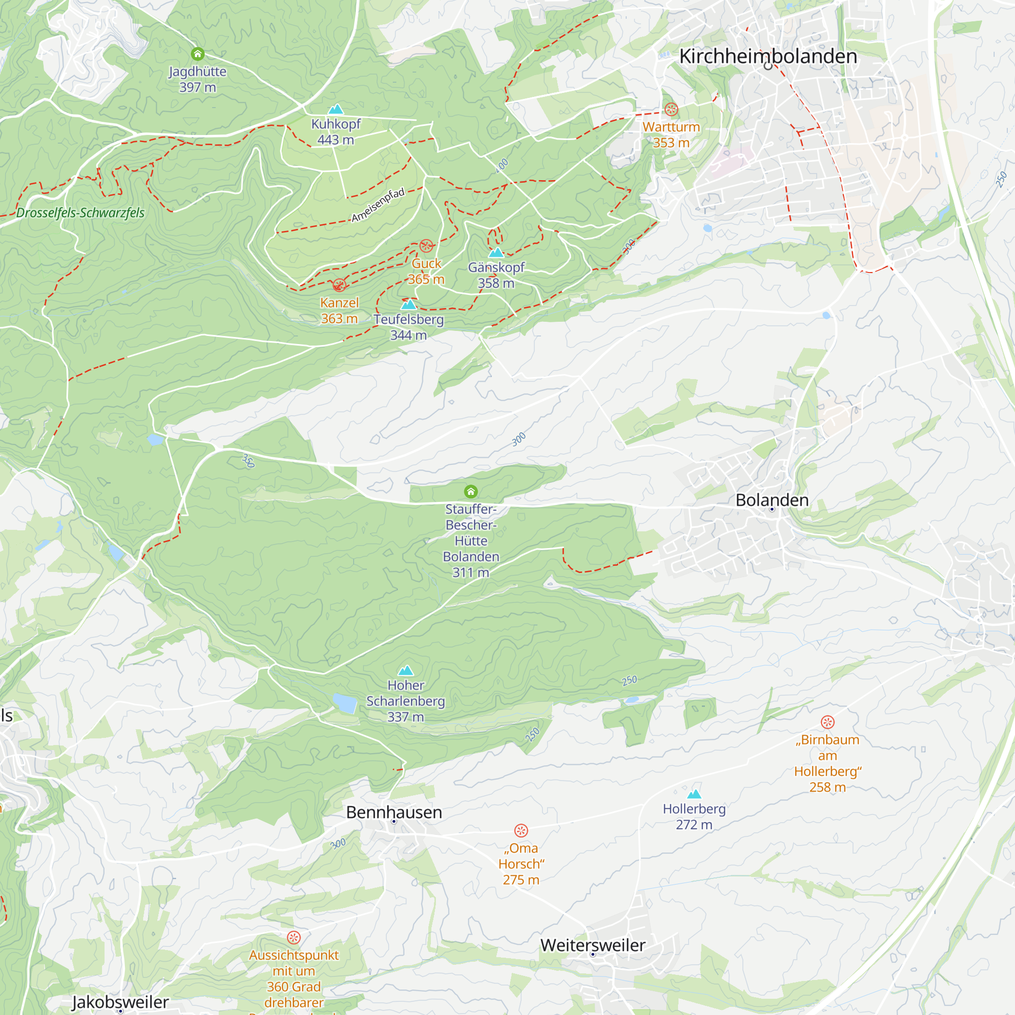 Schutzhütte Lemmerwiese map