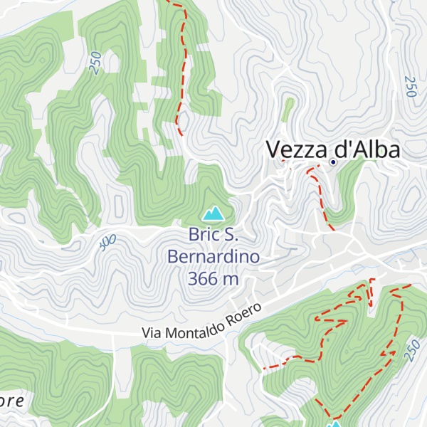 Map of Bric S. Bernardino