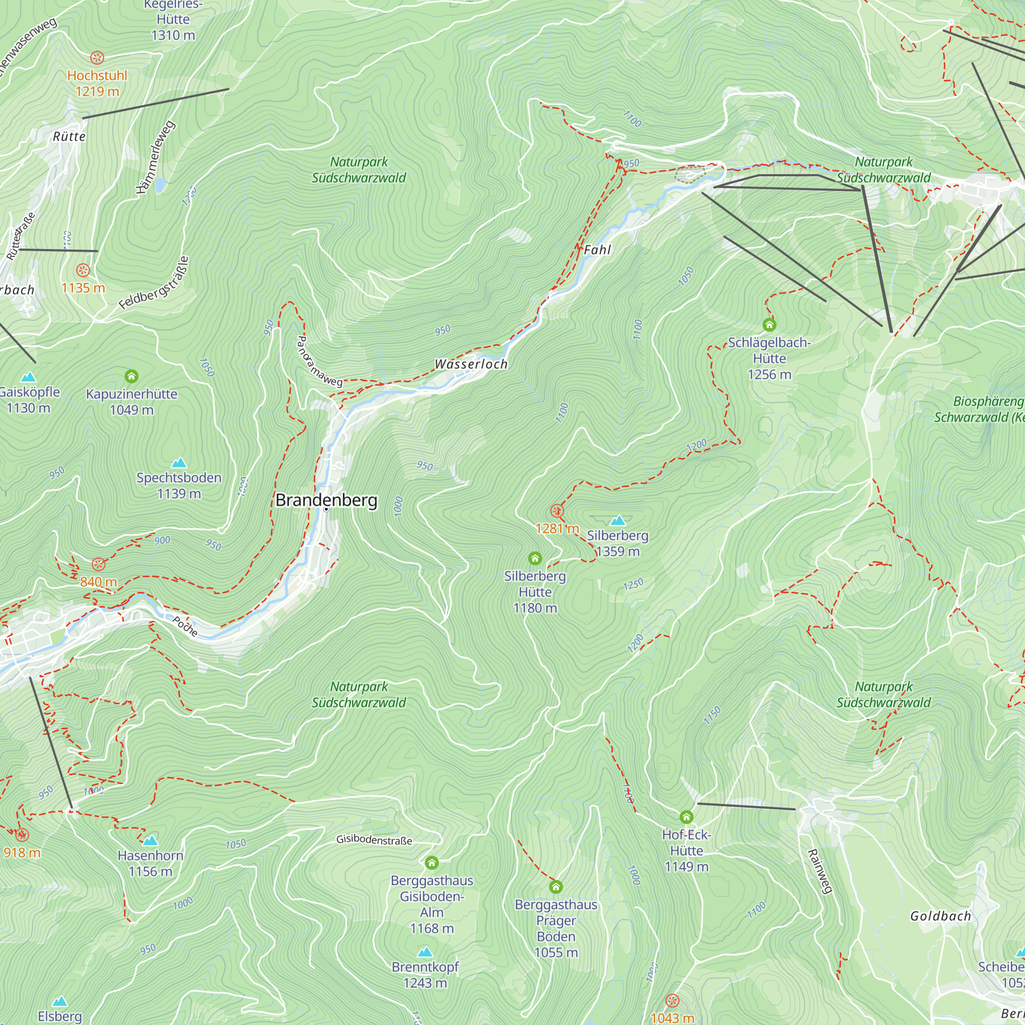 Eckert-Hütte map
