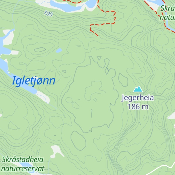Map of Havsåsen