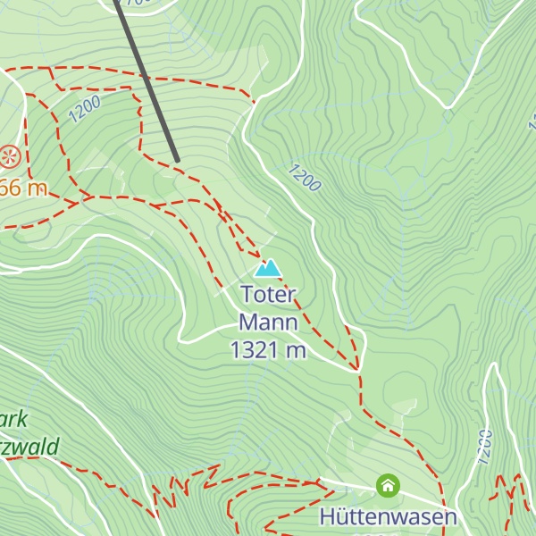 Map of Toter Mann