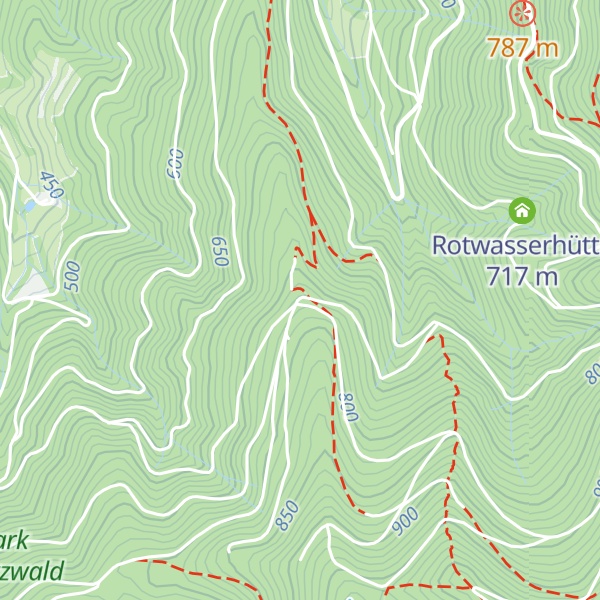 Map of Langeckhütte