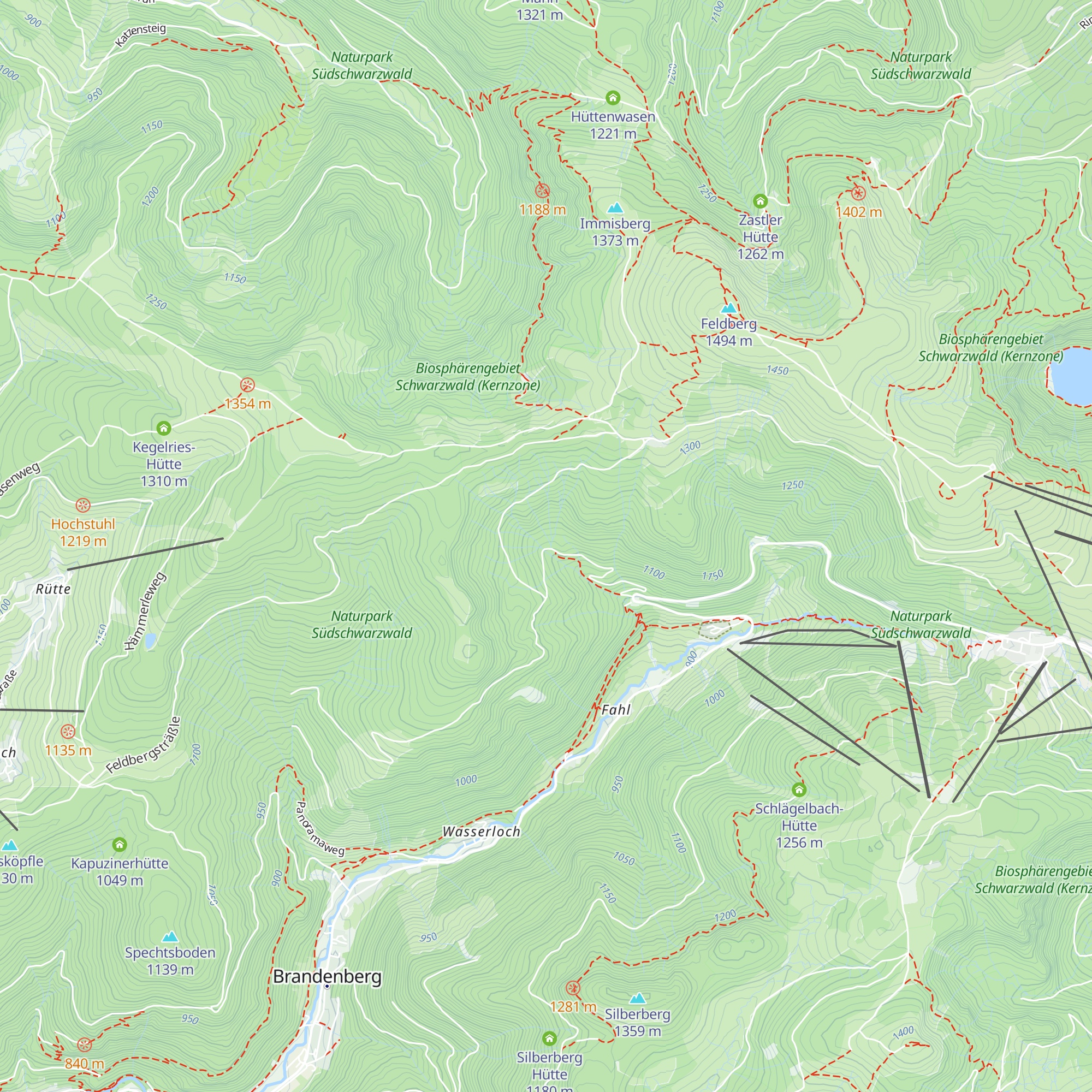 Obere Rotenbachhütte map