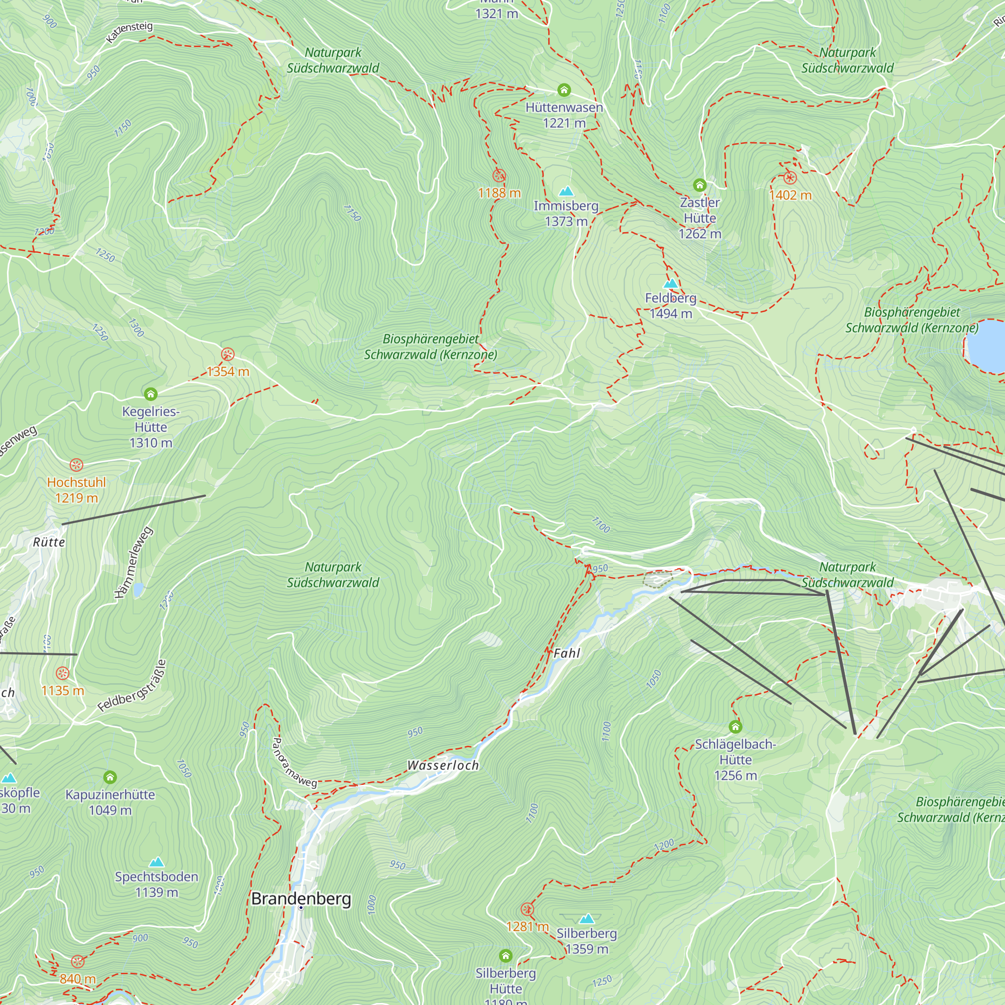 Obere Rotenbachhütte map