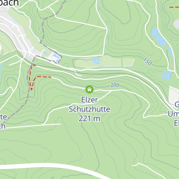 Map of Elzer Schutzhütte
