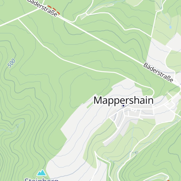 Map of Mappershainer Kopf