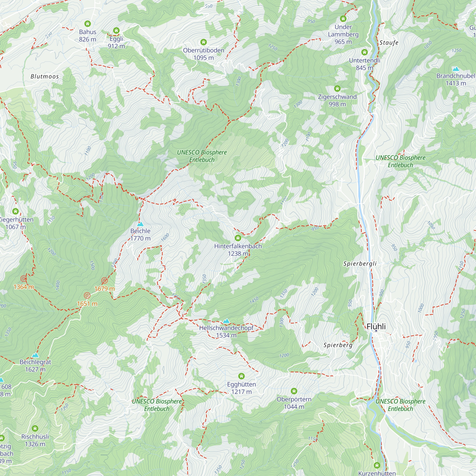 Hinterfalkenbach map