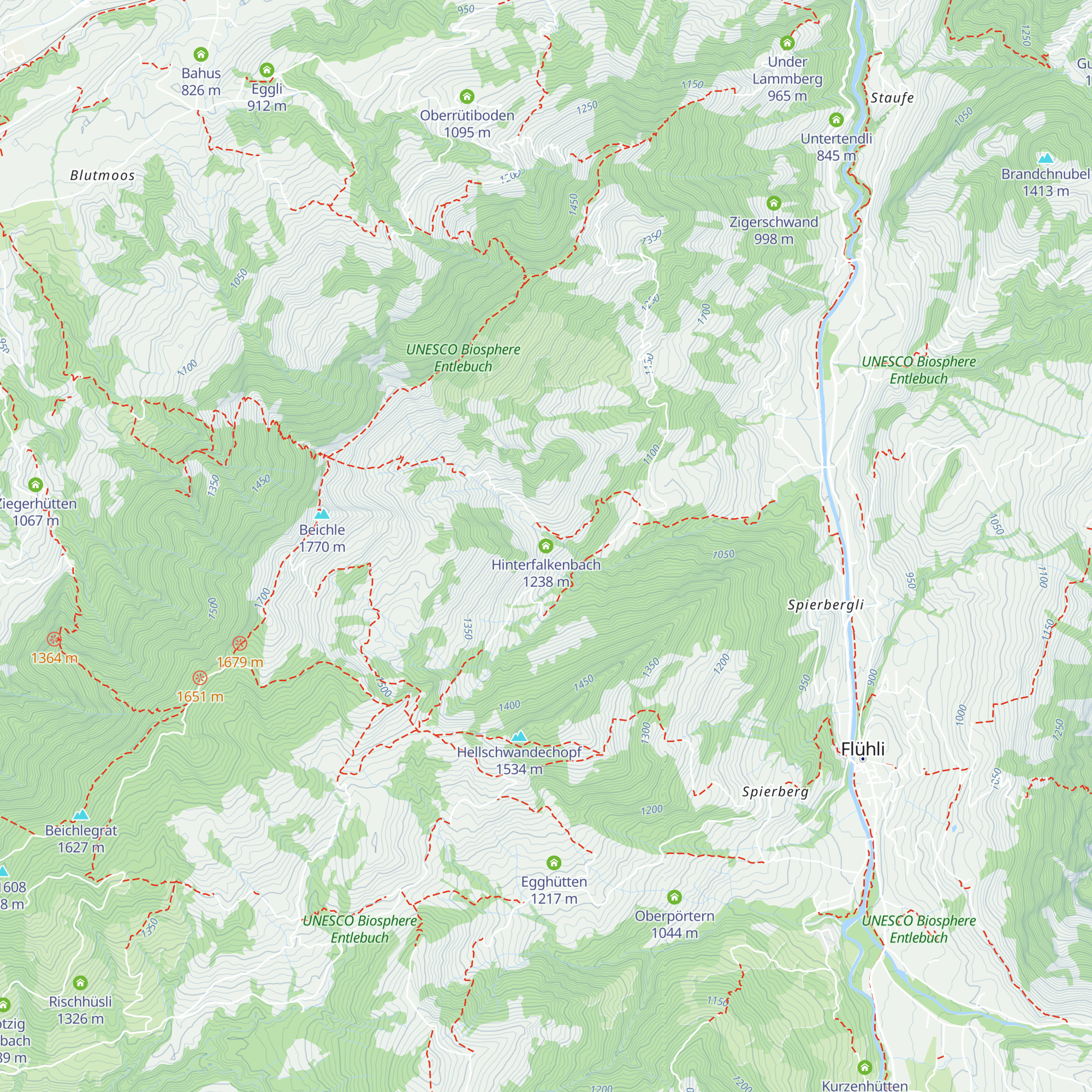 Hinterfalkenbach map