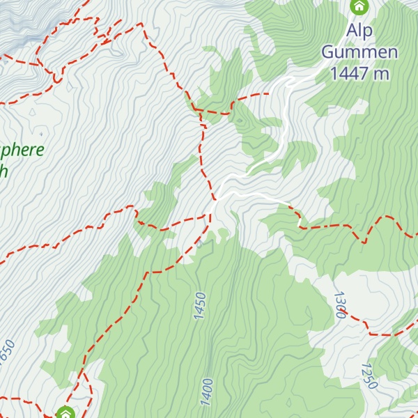 Map of Bodehütte