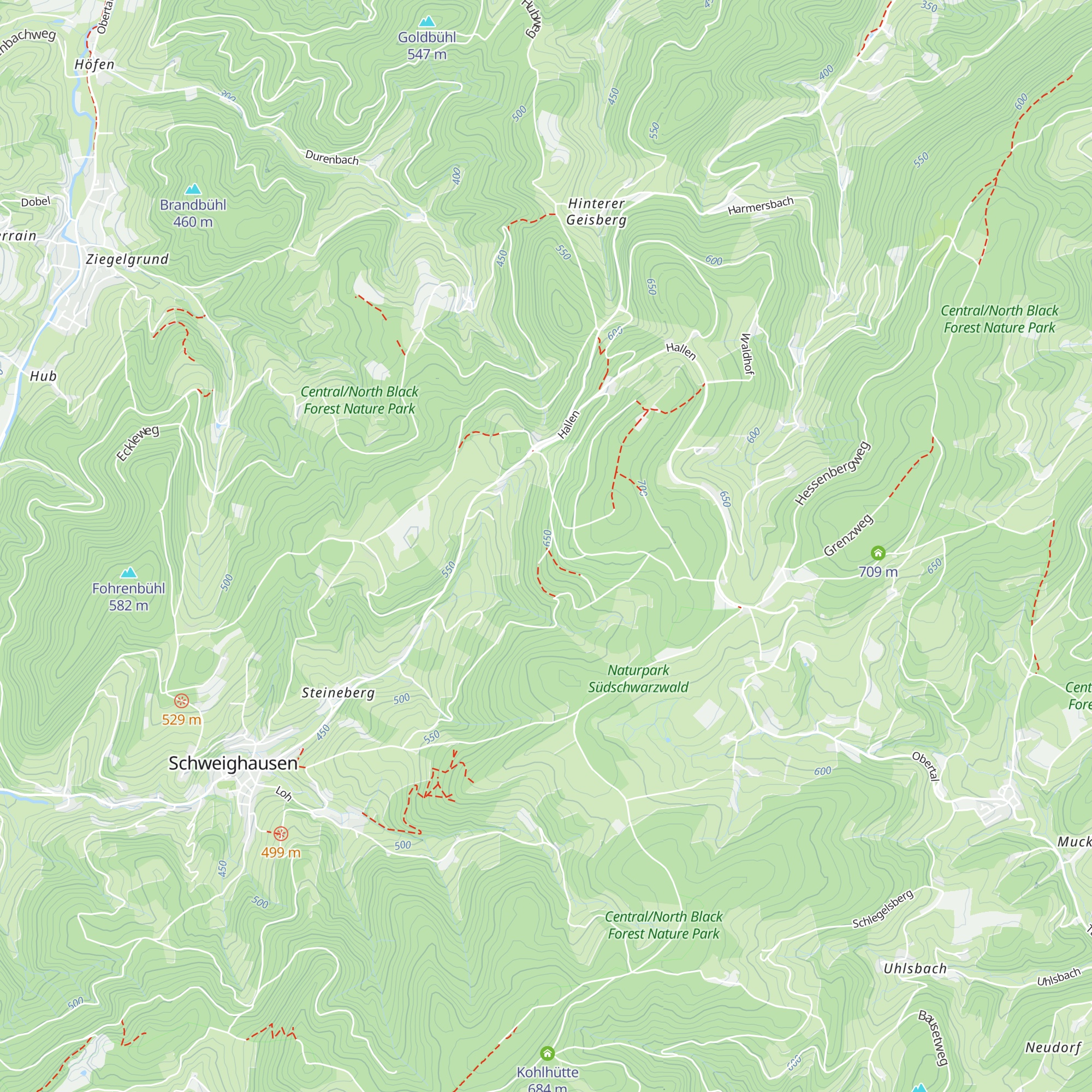 Lahrer Hütte map